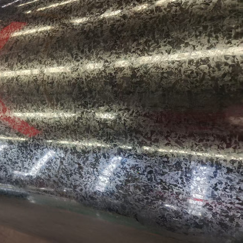 spangle steel in sheets