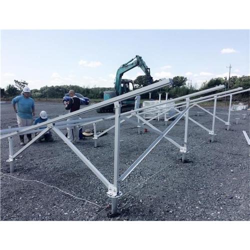 Ground Screw Pile Foundation For Support Solar Brackets