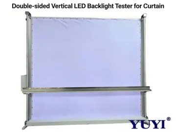 Double-Side Vertical LED Backlight Curtain Inspection Machine