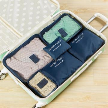 Korean bag travel 6 piece waterproof clothing travel bag