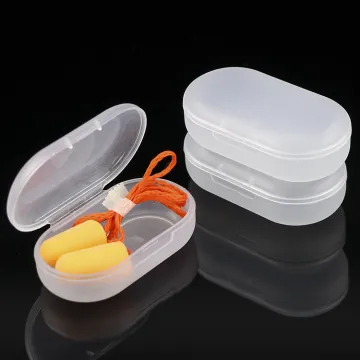 Clear Hard PP Tool Case Storage Box Small round Plastic Cylinder Packaging Storage Box Cube