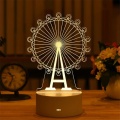 Lampada da notte LED USB in acrilico 3D