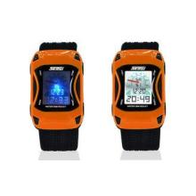 Car Shape Children LCD Digital Sports Watch With Hourly Chi