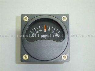 Square 2" 2 1/4" shunt Aircraft amp Instruments Ammeter of