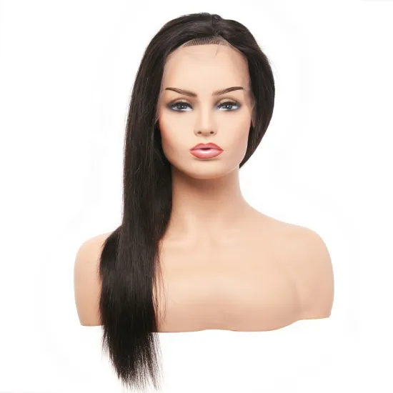 High Quality Brazilian 11A Grade Hair 13*4 Partial Brown Swiss Human Hair Lace Front Wigs