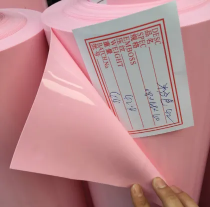 PVC Flocking Plastic Sheet for Thermoforming