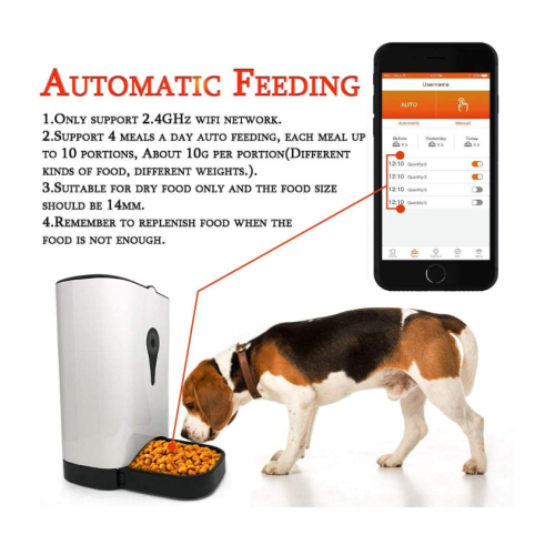 Wi-Fi Smart Pet Feed Automal.