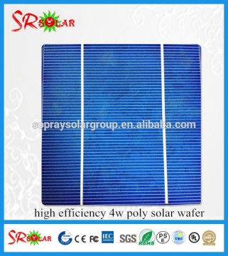 4w polycrystalline solar cell, multi solar wafer high efficiency