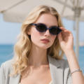 Retro Oval Acetate Sunglasses