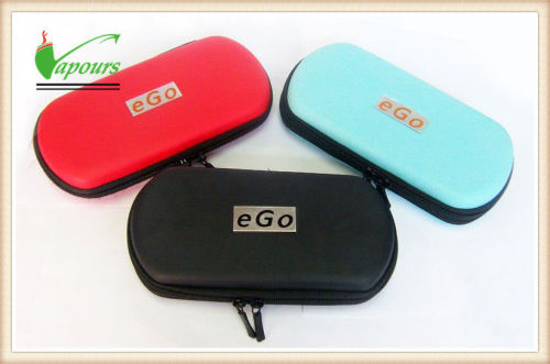 Silver  Pink Leather  Ego Case ,  E Cig Accessories With Ego Logo Different Size