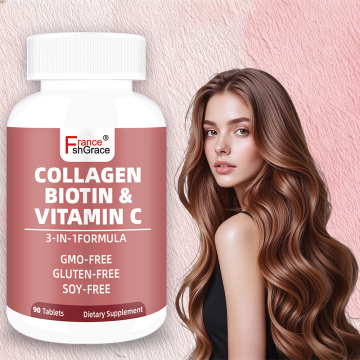 Collagen Peptides Biotin Vitamin C Tablets Skin Health