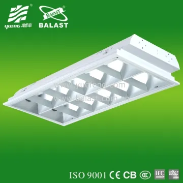 T8 Grille Light Fluorescent Lighting Fixtures