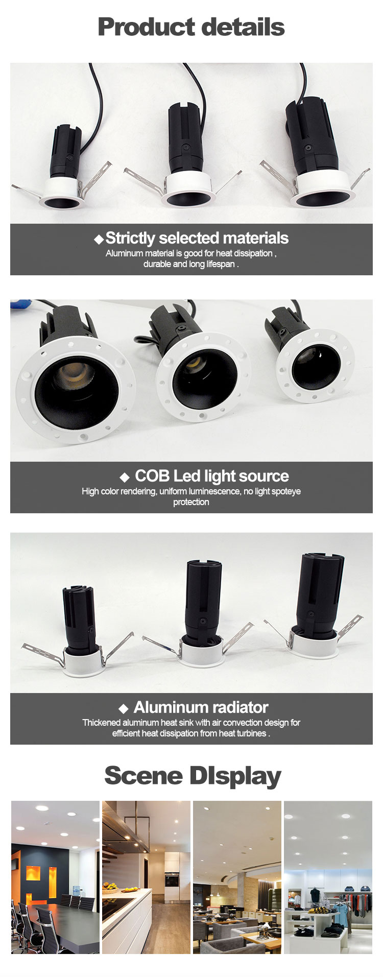 Wall Washer Recessed Downlight