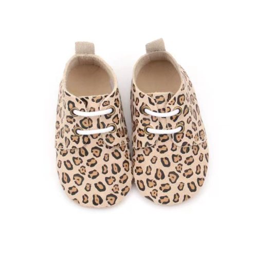 Stora mjuka läder baby varumärke skor Oxford skor