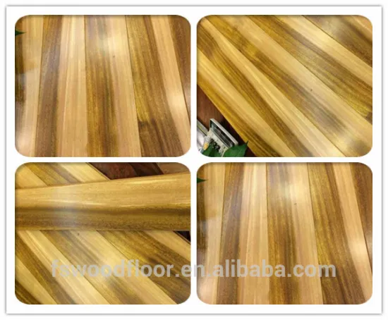 novel natural African solid wood flooring
