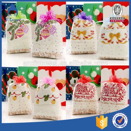 chinese manufacturers red thick cotton jacquard gift face towel