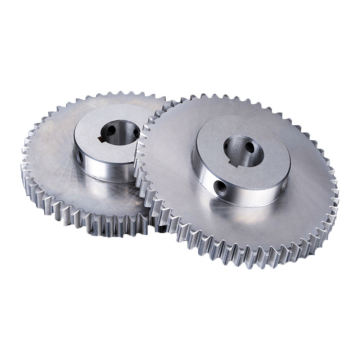 Custom Wholesale CNC Lathe Machined Metal Stainless Steel Toothed Drive Pinion and Spur Gears