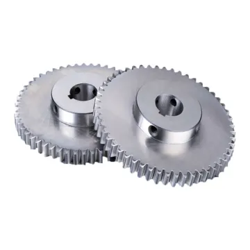 Custom Wholesale CNC Lathe Machined Metal Stainless Steel Toothed Drive Pinion and Spur Gears
