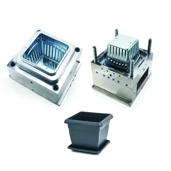 Industrial Decorative Plastic Injection Garden Planter Flower Pot Molds