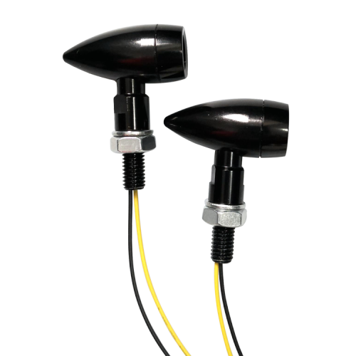 યુનિવર્સલ મોટરસાયકલ એલઇડી ટર્ન સિગ્નલ લાઇટ્સ નાના બુલેટ ફ્રન્ટ રીઅર બ્લિન્કર્સ પૂંછડી લાઇટ્સ