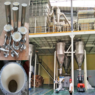Rivestimento in ceramica del polverizer/jet mulino a flusso d'aria