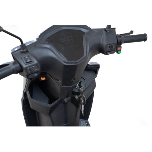 Matte Gray Electric Scooter with Neon Green Accents