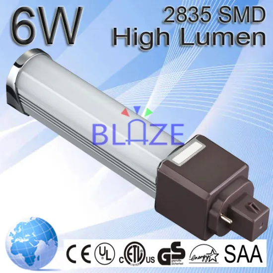 6W LED PL Bulb Lighting LED PL Lamps Lighting