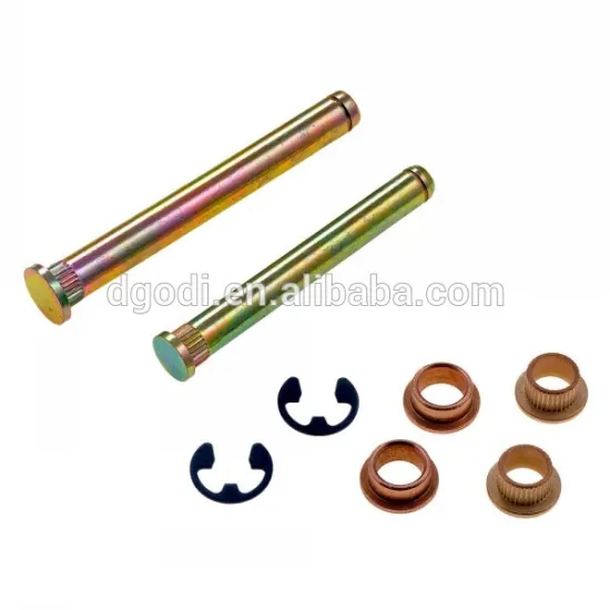 China custom made unique straight knurling brass pin hinge factory