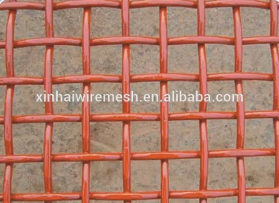 High carbon steel wire/Mn steel wire and Stainless steel 304 crimped wire mesh