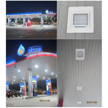 150w  LED canopy luminaires for retrofit