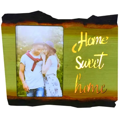 Wholesale Custom Wooden Frame with LED Lights for Photo Decoration