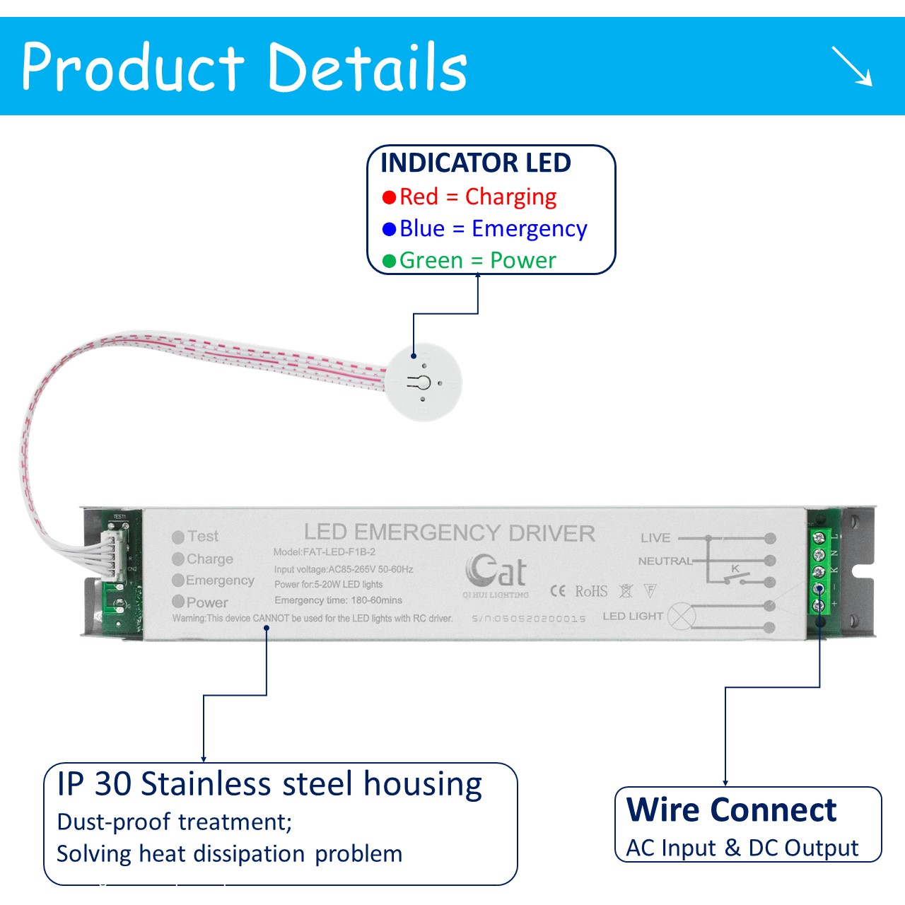 lights device for emergency