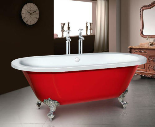 cheap freestanding bathtub with four legs