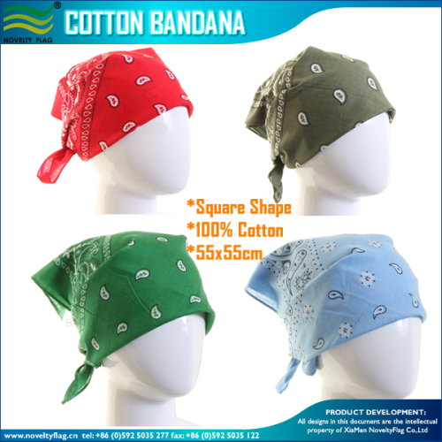 colorful cotton cowboy bandana