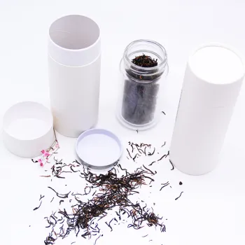 customized tea paper tube packaging box
