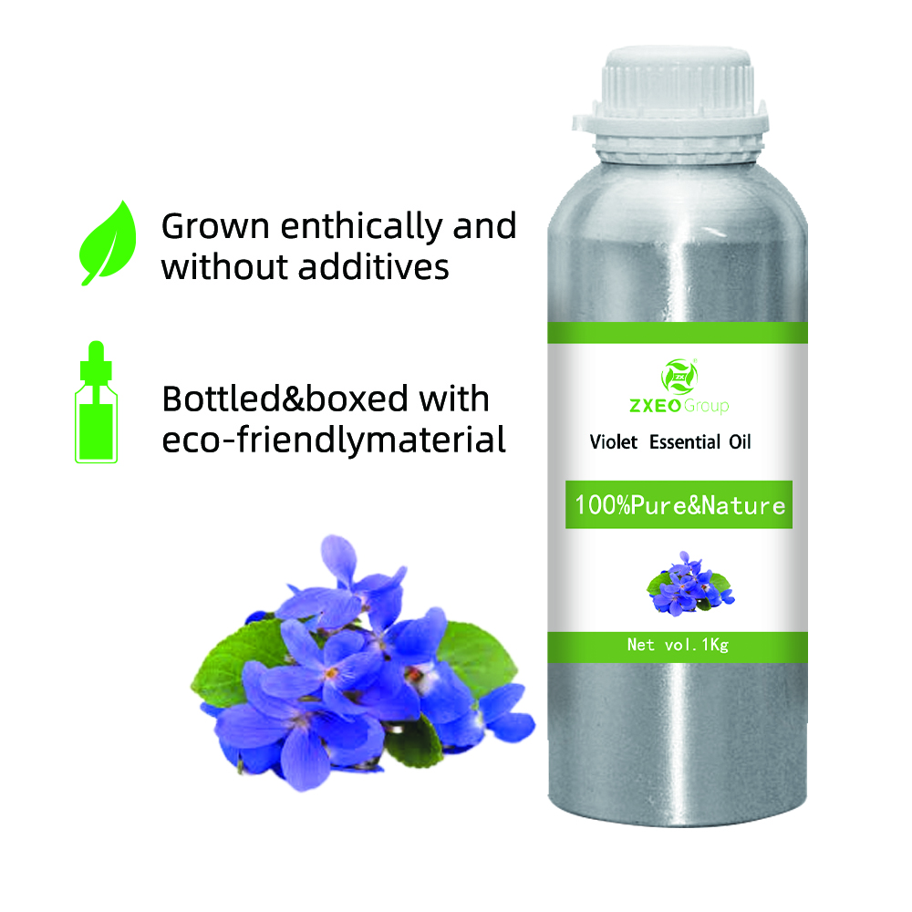 Aceite esencial Violeta 100% puro y natural Aceite esencial de bluk de alta calidad al por mayor para compradores globales El mejor precio