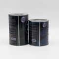 1L metal airtight tin can with metal cover