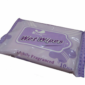 Lenços umedecidos individualmente embalados para limpeza lenços umedecidos