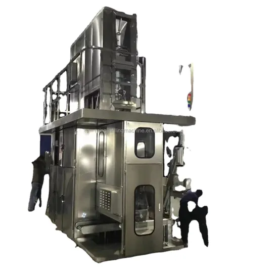 High-Speed Pneumatic Triangular Bag Filling Machine for Sterile Beverage Packaging
