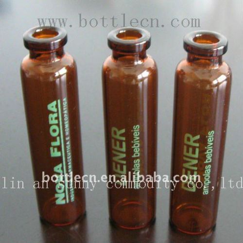 10ml glass ampoules bottle vials with crimp cap