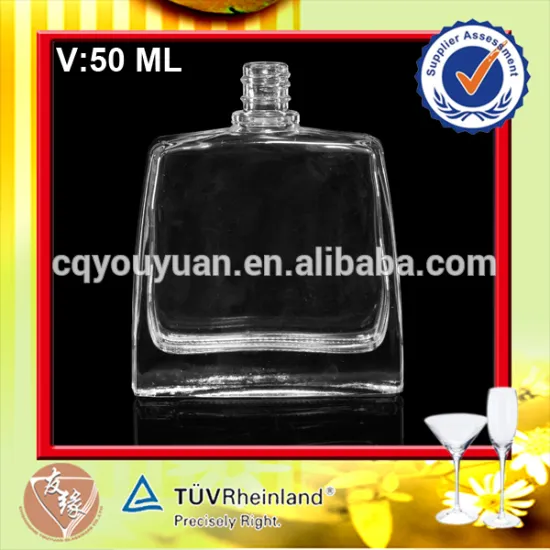 Unique Perfume Bottle 50 ML Glass Spray 50ML Screw Perfume Bottle