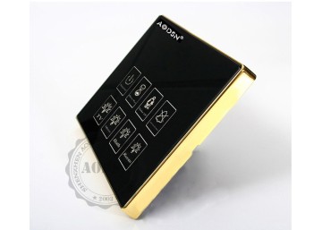 OEM production tempered touch screen switch crystal glass flat plate