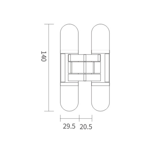 Самостоятельное закрытие скрытого шарнира с 3D -корректировкой