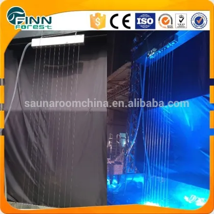 Garden use rain water curtain nozzle RGB light water rain curtain