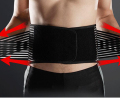 Double Pull Adjustable High Stretch Premium Neoprene Men 4 Step Shape Waist Trimmer Belt