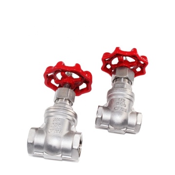 High-Quality 304 Stainless Steel Gate Valve for Water, Oil, and Gas with Internal Threads