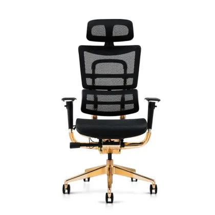 Luxury Golden Executive Ergonomic Chair