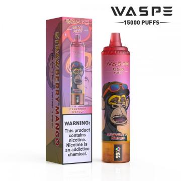 Europe Hot Selling Waspe15k Puffs Disposable Vape RGB