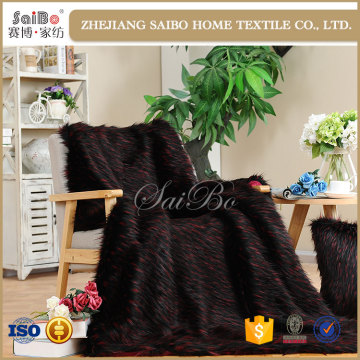 Double Layers Warm wholesale faux fur soft blankets