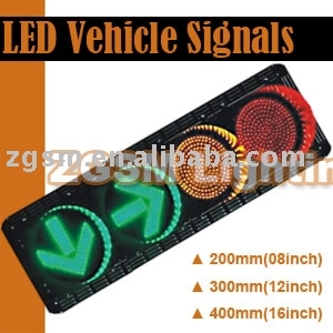 LED Traffic Light 2 Round Plus 2 Arrow
